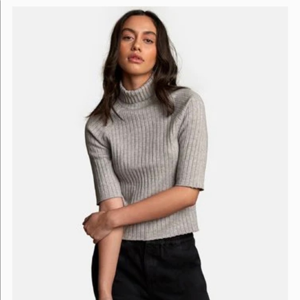RVCA Women's Believer Ribbed Sweater - Size Small
